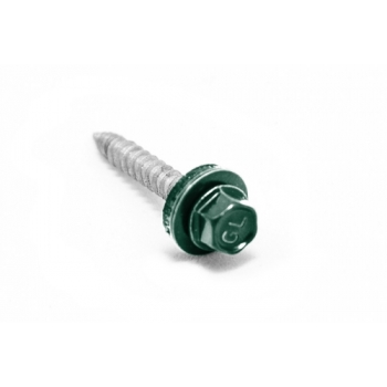 ГРАНД ЛАЙН Саморез 4,8х35 Grand Line Pro с керамическим покрытием UltraZinc RAL 6005