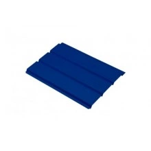 ГРАНД ЛАЙН Софит металлический без перфорации 0,5 Satin с пленкой RAL 5005 сигнальный синий