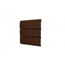 ГРАНД ЛАЙН Софит металлический без перфорации 0,45 Print Elite с пленкой Antique Wood TwinColor