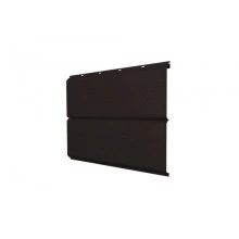 ГРАНД ЛАЙН Софит ЭкоБрус new без перфорации 0,45 Drap ST RAL 9005 черный