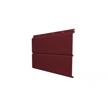 ГРАНД ЛАЙН Софит ЭкоБрус с перфорацией 0,345 Grand Line 0,5 Satin RAL 3005 красное вино