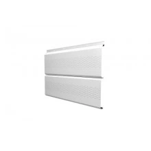 ГРАНД ЛАЙН Софит ЭкоБрус с перфорацией 0,345 Grand Line 0,5 Satin RAL 9003 сигнальный белый
