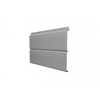 ГРАНД ЛАЙН Софит ЭкоБрус с перфорацией 0,345 Grand Line 0,5 Satin RAL 9006бело-алюминиевый ГРАНД ЛАЙН Софит ЭкоБрус с перфорацией 0,345 Grand Line 0,5 Satin RAL 9006бело-алюминиевый