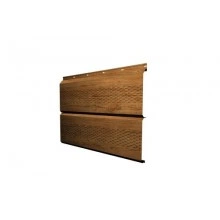 ГРАНД ЛАЙН Софит ЭкоБрус с перфорацией 0,345 Grand Line 0,45 Print Elite Golden Wood TwinColor
