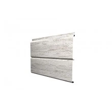 ГРАНД ЛАЙН Софит ЭкоБрус с перфорацией 0,345 Grand Line 0,45 Print Elite Snow Wood TwinColor
