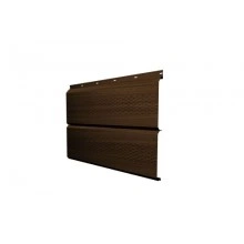 ГРАНД ЛАЙН Софит ЭкоБрус с перфорацией 0,345 Grand Line 0,45 Print Elite Choco Wood TwinColor