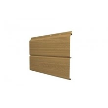 ГРАНД ЛАЙН Софит ЭкоБрус с перфорацией 0,345 Grand Line 0,45 Print Elite с пленкой Honey Wood TwinColor