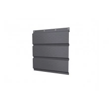 ГРАНД ЛАЙН Софит металлический полная перфорация 0,5 Satin с пленкой RAL 7004 сигнальный серый