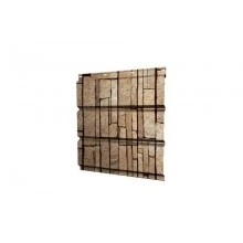 ГРАНД ЛАЙН Софит металлический полная перфорация 0,45 Print Elite с пленкой Sand Stone TwinColor