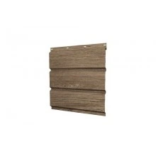 ГРАНД ЛАЙН Софит металлический полная перфорация 0,45 Print Elite с пленкой White Wood TwinColor
