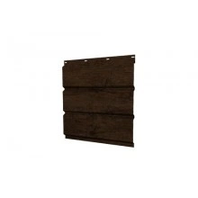 ГРАНД ЛАЙН Софит металлический полная перфорация 0,45 Print Elite с пленкой Antique Wood TwinColor
