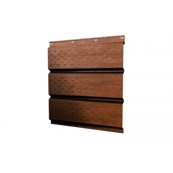 ГРАНД ЛАЙН Софит металлический полная перфорация 0,45 Print Premium с пленкой Golden Wood Fresh ГРАНД ЛАЙН Софит металлический полная перфорация 0,45 Print Premium с пленкой Golden Wood Fresh