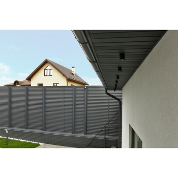 ГРАНД ЛАЙН Софит Premium Acryl Grand Line частично перфорированный графит (3,0м) ГРАНД ЛАЙН Софит Premium Acryl Grand Line частично перфорированный графит (3,0м)