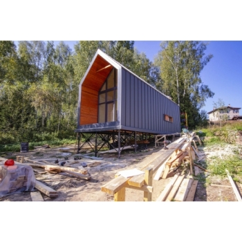ГРАНД ЛАЙН Кликфальц Line Grand Line 0,5 Rooftop Бархат с пленкой на замках RAL 7024 мокрый асфальт