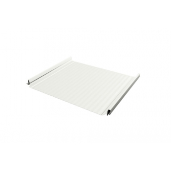 ГРАНД ЛАЙН Кликфальц Pro Gofr Grand Line 0,5 Satin с пленкой на замках RAL 9003 сигнальный белый