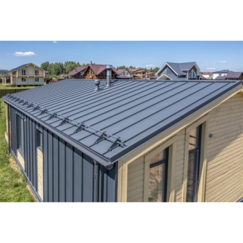 ГРАНД ЛАЙН Кликфальц Pro Line Grand Line 0,5 PurLite Matt с пленкой на замках RAL 7024 мокрый асфальт ГРАНД ЛАЙН Кликфальц Pro Line Grand Line 0,5 PurLite Matt с пленкой на замках RAL 7024 мокрый асфальт
