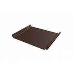 ГРАНД ЛАЙН Кликфальц Pro Grand Line 0,5 Satin Matt с пленкой на замках RAL 8017 шоколад