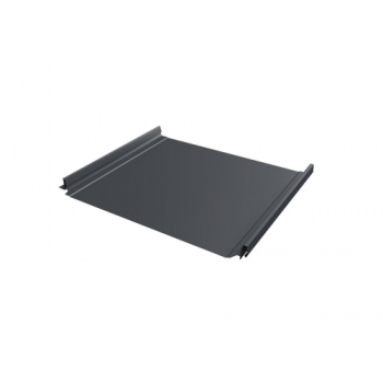 ГРАНД ЛАЙН Кликфальц Pro Grand Line 0,5 PurPro Matt 275 с пленкой на замках RAL 7024 мокрый асфальт ГРАНД ЛАЙН Кликфальц Pro Grand Line 0,5 PurPro Matt 275 с пленкой на замках RAL 7024 мокрый асфальт