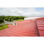 ГРАНД ЛАЙН Кликфальц Grand Line 0,45 Drap с пленкой на замках RAL 3005 красное вино