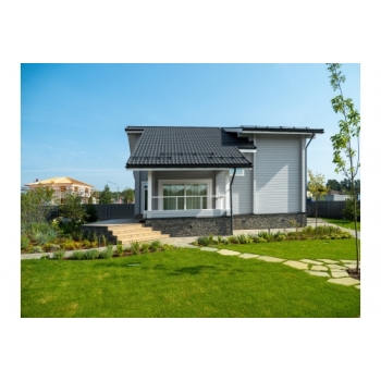 ГРАНД ЛАЙН Металлочерепица классик 0,5 Satin Matt RAL 7024 мокрый асфальт ГРАНД ЛАЙН Металлочерепица классик 0,5 Satin Matt RAL 7024 мокрый асфальт