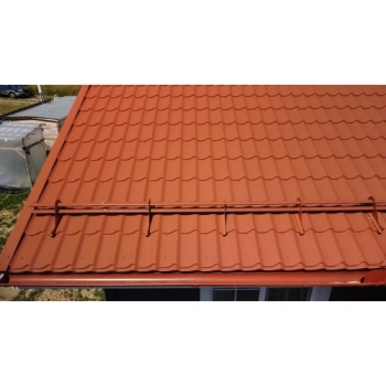 ГРАНД ЛАЙН Металлочерепица классик 0,5 Satin Matt RAL 8004 терракота