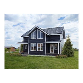 ГРАНД ЛАЙН Металлочерепица классик 0,5 Satin Matt RAL 7016 антрацитово-серый ГРАНД ЛАЙН Металлочерепица классик 0,5 Satin Matt RAL 7016 антрацитово-серый