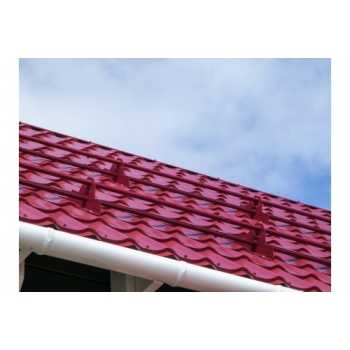 ГРАНД ЛАЙН Металлочерепица классик 0,5 Satin RAL 3005 красное вино ГРАНД ЛАЙН Металлочерепица классик 0,5 Satin RAL 3005 красное вино
