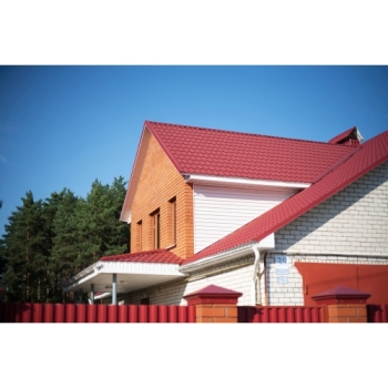 ГРАНД ЛАЙН Металлочерепица классик 0,5 Satin RAL 3011 коричнево-красный ГРАНД ЛАЙН Металлочерепица классик 0,5 Satin RAL 3011 коричнево-красный