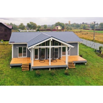 ГРАНД ЛАЙН Металлочерепица классик 0,5 Satin RAL 7024 мокрый асфальт
