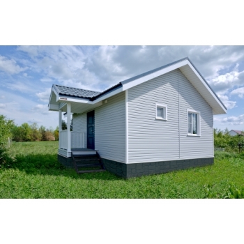 ГРАНД ЛАЙН Металлочерепица классик 0,5 Satin RAL 7024 мокрый асфальт