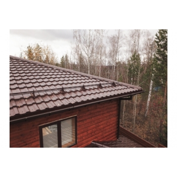 ГРАНД ЛАЙН Металлочерепица модульная квинта Uno Grand Line c 3D резом 0,5 Quarzit RAL 8017 шоколад ГРАНД ЛАЙН Металлочерепица модульная квинта Uno Grand Line c 3D резом 0,5 Quarzit RAL 8017 шоколад