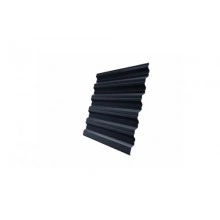ГРАНД ЛАЙН Профнастил HC35R 0,5 GreenCoat Pural BT, matt RR 23 темно-серый (RAL 7024 мокрый асфальт)