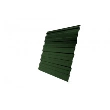 ГРАНД ЛАЙН Профнастил С10R Grand Line 0,5 GreenCoat Pural BT, matt RR 11 темно-зеленый (RAL 6020 хромовая зелень)
