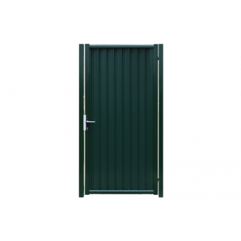ГРАНД ЛАЙН Калитка Estet 1,65х1 прямоугольный фланец 230х230 RAL 6005