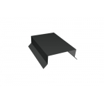 ГРАНД ЛАЙН Парапетная крышка прямая 100мм 0,45 Drap ST RAL 7016 антрацитово-серый (3м)
