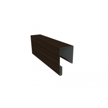 ГРАНД ЛАЙН Планка П-образная заборная 17 0,45 Print Elite Coffee Wood TwinColor (2м) ГРАНД ЛАЙН Планка П-образная заборная 17 0,45 Print Elite Coffee Wood TwinColor (2м)