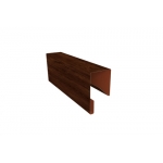 ГРАНД ЛАЙН Планка П-образная заборная 17 0,45 Print Elite Cherry Wood TwinColor (3м)
