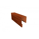 ГРАНД ЛАЙН Планка П-образная заборная 17 0,45 Print Elite Rowan TwinColor (2,5м)