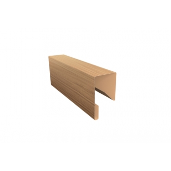 ГРАНД ЛАЙН Планка П-образная заборная 17 0,45 Print Elite Honey Wood TwinColor (2,5м) ГРАНД ЛАЙН Планка П-образная заборная 17 0,45 Print Elite Honey Wood TwinColor (2,5м)
