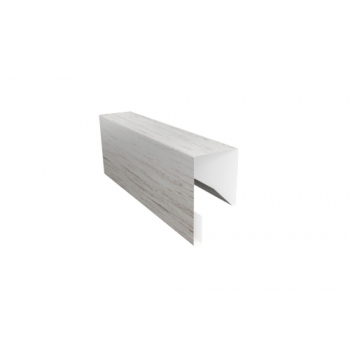 ГРАНД ЛАЙН Планка П-образная заборная 17 0,45 Print Elite Snow Wood TwinColor (2,5м) ГРАНД ЛАЙН Планка П-образная заборная 17 0,45 Print Elite Snow Wood TwinColor (2,5м)