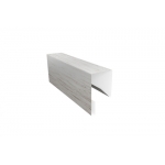 ГРАНД ЛАЙН Планка П-образная заборная 17 0,45 Print Elite Snow Wood TwinColor (3м)
