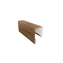 ГРАНД ЛАЙН Планка П-образная заборная 17 0,45 Print Premium Pine Wood Fresh (3м)