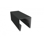 ГРАНД ЛАЙН Планка П-образная заборная 20 0,45 Drap ST RAL 7016 антрацитово-серый (3м)