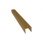 ГРАНД ЛАЙН Планка П-образная заборная 24 0,45 Print Elite Honey Wood TwinColor (2,5м)