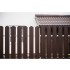 ГРАНД ЛАЙН Штакетник Круглый фигурный 0,45 PE-Double RAL 8017 шоколад ГРАНД ЛАЙН Штакетник Круглый фигурный 0,45 PE-Double RAL 8017 шоколад