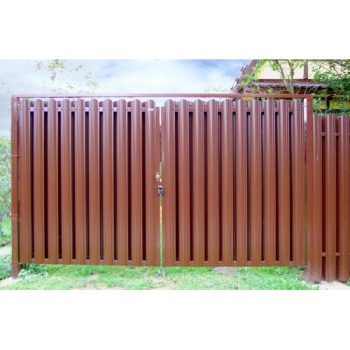 ГРАНД ЛАЙН Штакетник Круглый фигурный 0,45 PE RAL 1014 слоновая кость ГРАНД ЛАЙН Штакетник Круглый фигурный 0,45 PE RAL 1014 слоновая кость