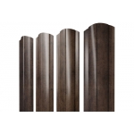 ГРАНД ЛАЙН Штакетник Круглый фигурный 0,45 Print Elite Antique Wood TwinColor