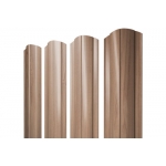 ГРАНД ЛАЙН Штакетник Круглый фигурный 0,45 Print Elite Honey Wood TwinColor