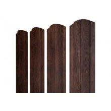 ГРАНД ЛАЙН Штакетник Круглый фигурный 0,45 Print-Double Premium Cherry Wood Lite Fresh
