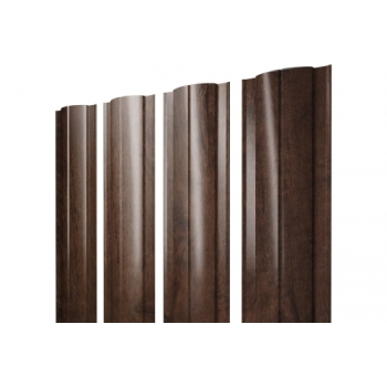 ГРАНД ЛАЙН Штакетник Круглый с прямым резом 0,45 Print Elite Antique Wood TwinColor ГРАНД ЛАЙН Штакетник Круглый с прямым резом 0,45 Print Elite Antique Wood TwinColor